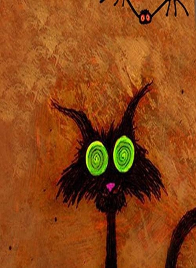 Three Rooker Happy Halloween Ties Black Cat Mens Pumpkin Necktie - Image 3